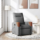 Massage Chair Dark Gray Fabric