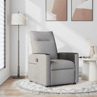 Fauteuil verstelbaar stof grijs