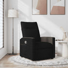 Adjustable fabric armchair black