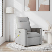 Massage chair adjustable fabric cloud grey