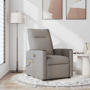 Massage chair adjustable fabric taupe
