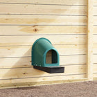 Chicken Nest Boxes 4 Pcs Wall-Mounted Plastic Dark Green