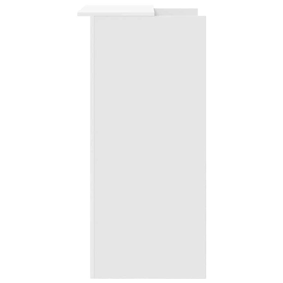 Receptiebalie 55x50x103,5 cm bewerkt hout wit