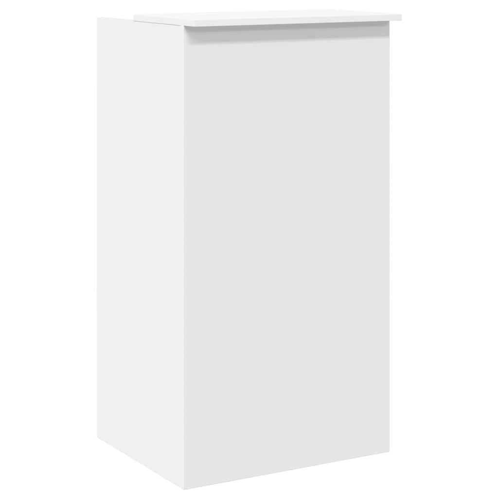 Receptiebalie 55x50x103,5 cm bewerkt hout wit