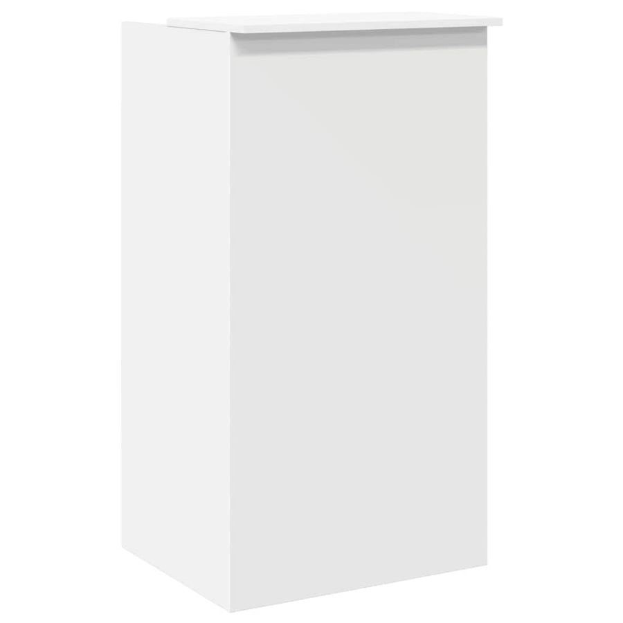 Receptiebalie 55x50x103,5 cm bewerkt hout wit