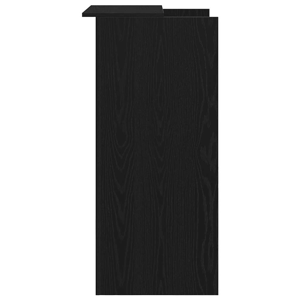 Receptiebalie 55X50X103,5 Cm Bewerkt Hout 55 x 50 x 103.5 cm Zwart