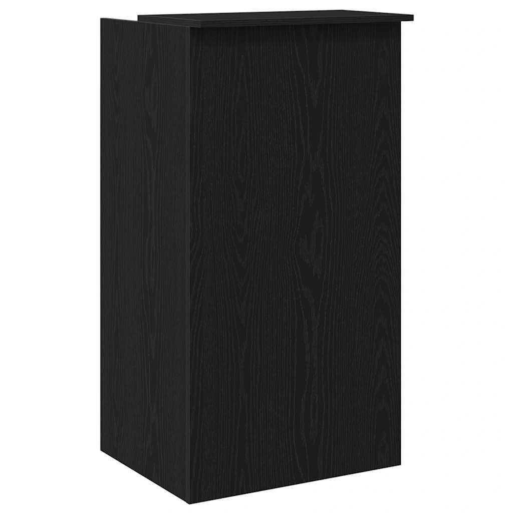 Receptiebalie 55X50X103,5 Cm Bewerkt Hout 55 x 50 x 103.5 cm Zwart
