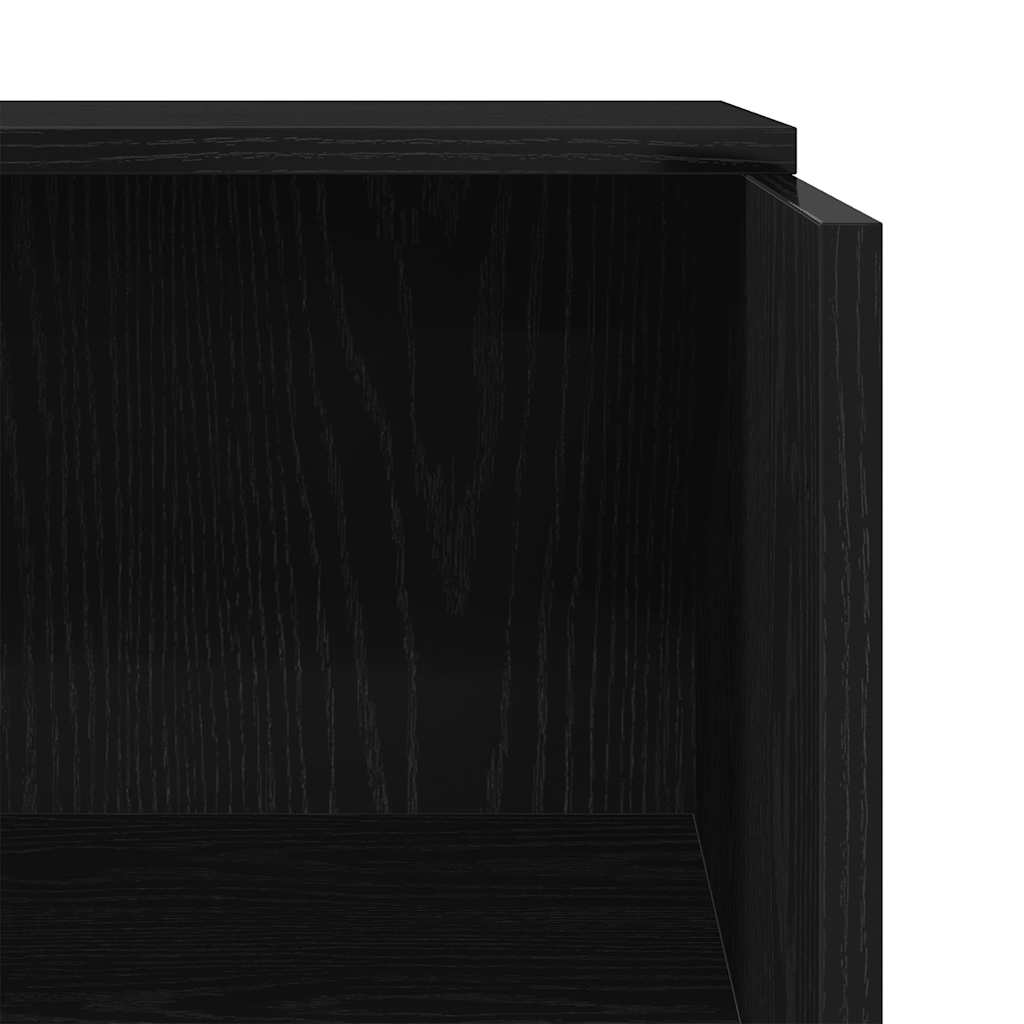 Receptiebalie 55X50X103,5 Cm Bewerkt Hout 55 x 50 x 103.5 cm Zwart