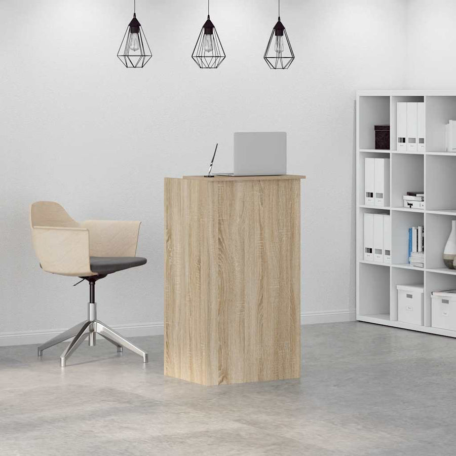 Receptiebalie 55X50X103,5 Cm Bewerkt Hout Kleurig 55 x 50 x 103.5 cm Sonoma eiken
