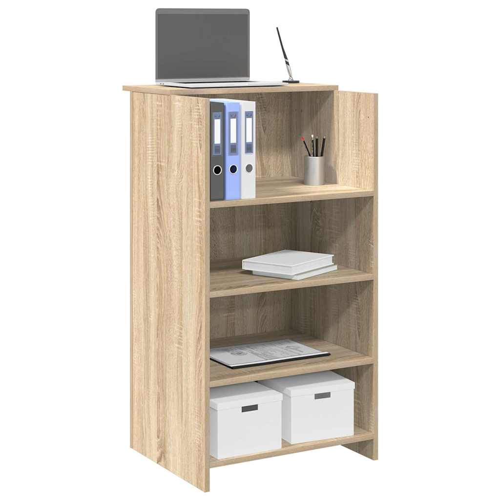 Receptiebalie 55X50X103,5 Cm Bewerkt Hout Kleurig 55 x 50 x 103.5 cm Sonoma eiken