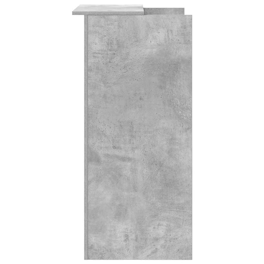 Receptiebalie 55X50X103,5 Cm Bewerkt Hout 55 x 50 x 103.5 cm Betongrijs