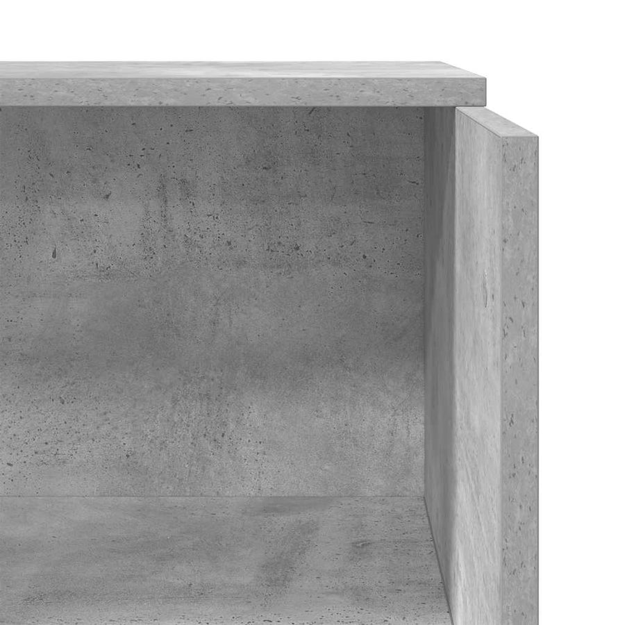 Receptiebalie 55X50X103,5 Cm Bewerkt Hout 55 x 50 x 103.5 cm Betongrijs