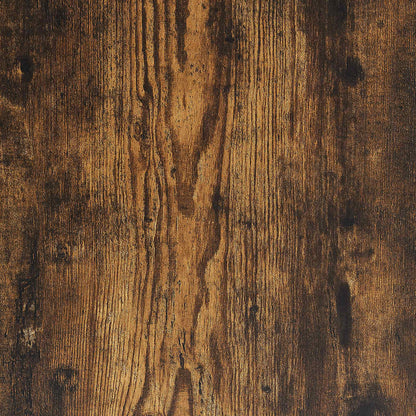 Receptiebalie 55x50x103,5 cm bewerkt hout gerookt eikenkleurig