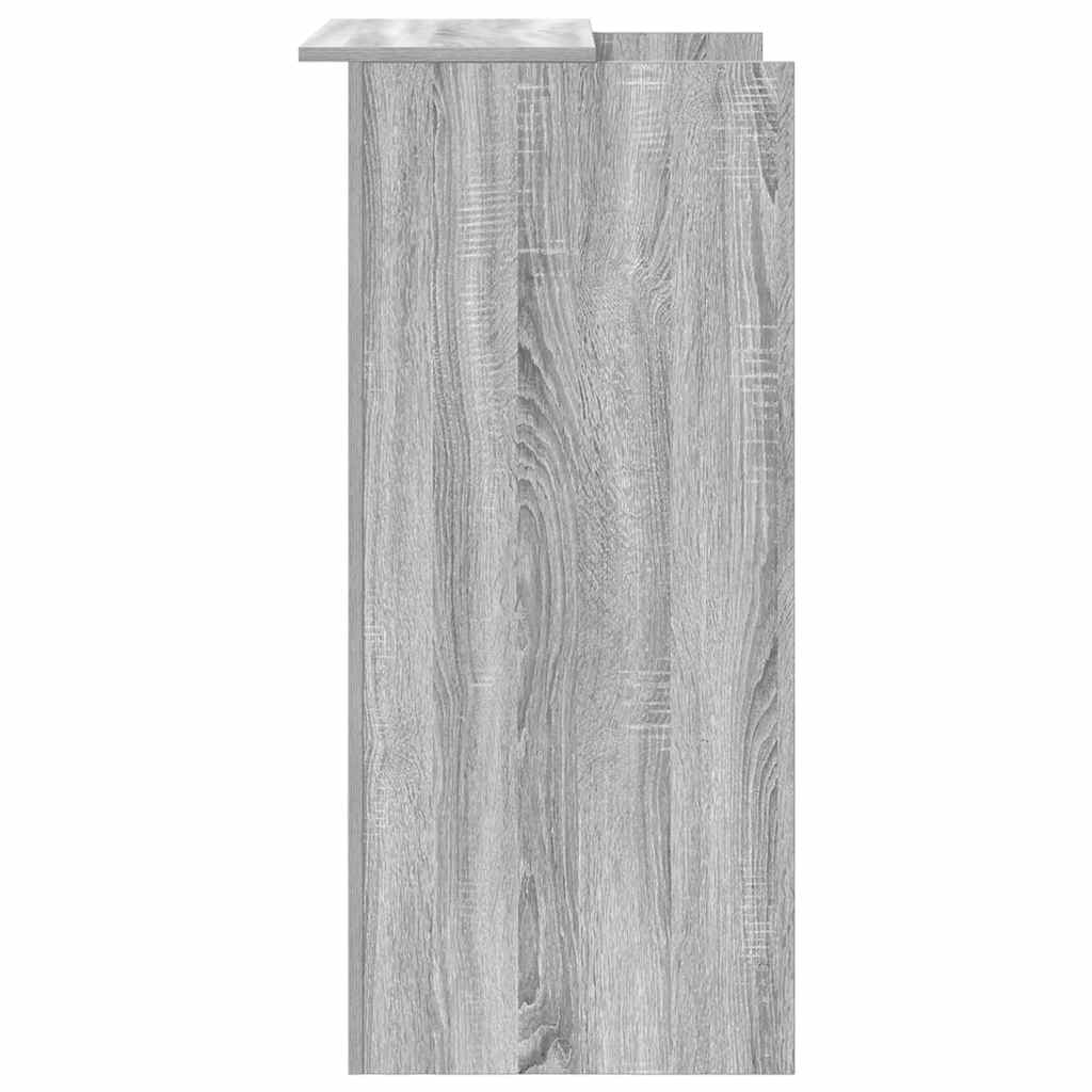 Receptiebalie 55x50x103,5 cm bewerkt hout grijs sonoma eiken