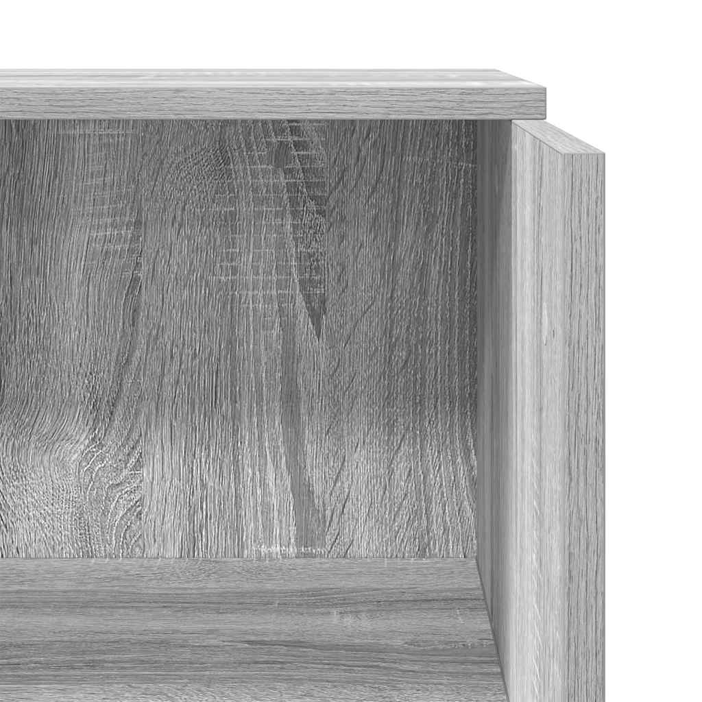Receptiebalie 55x50x103,5 cm bewerkt hout grijs sonoma eiken