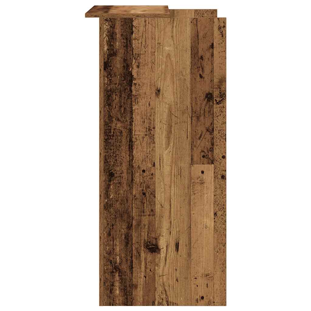 Receptiebalie 55X50X103,5 Cm Bewerkt Hout Kleurig 55 x 50 x 103.5 cm Oud hout