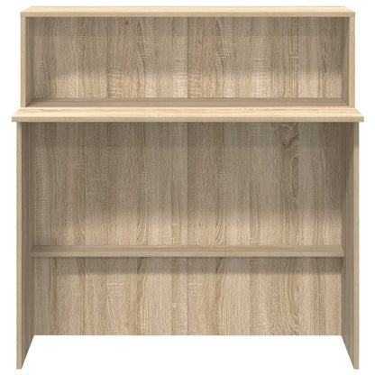Receptiebalie 100x50x103,5 cm bewerkt hout sonoma eikenkleurig