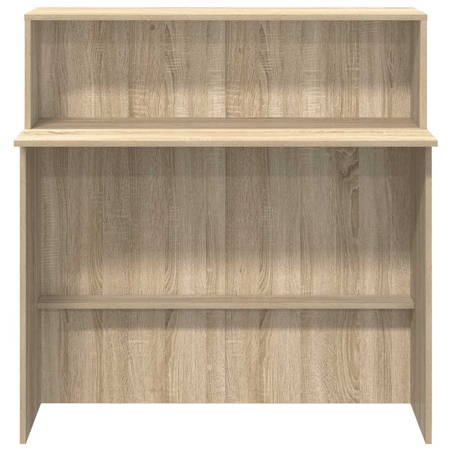 Receptiebalie 100x50x103,5 cm bewerkt hout sonoma eikenkleurig