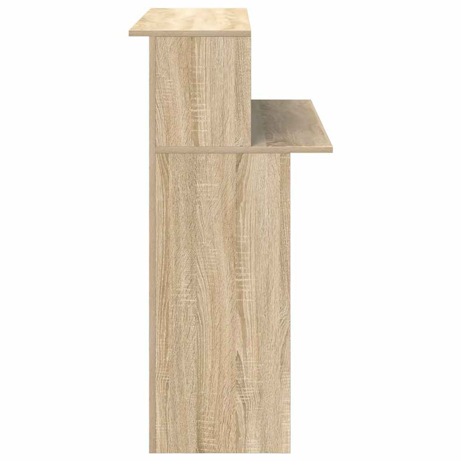 Receptiebalie 100x50x103,5 cm bewerkt hout sonoma eikenkleurig