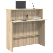 Receptiebalie 100x50x103,5 cm sonoma eiken bewerkt hout