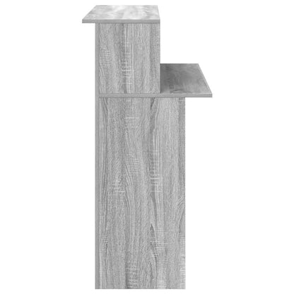 Receptiebalie 100x50x103,5 cm bewerkt hout grijs sonoma eiken