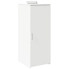 Storage cabinet white 40x45x103.5 cm engineered wood