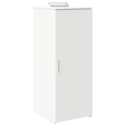 Opbergkast 40x45x103,5 cm wit bewerkt hout