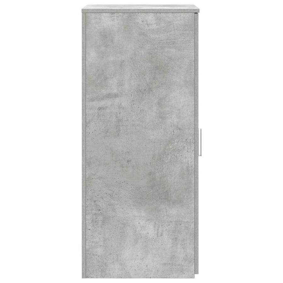 Opbergkast 40x45x103,5 cm bewerkt hout betongrijs
