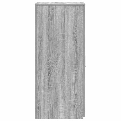 Opbergkast 40x45x103,5 cm bewerkt hout grijs sonoma eikenkleur