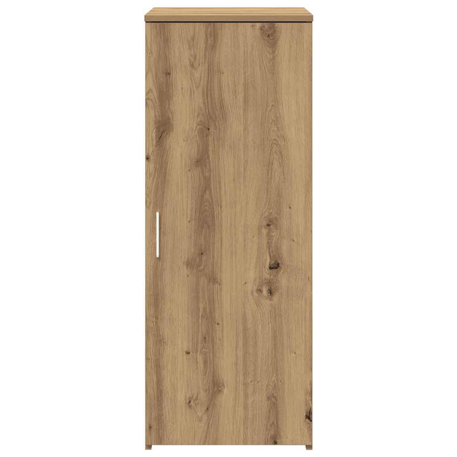 Opbergkast 40x45x103,5 cm bewerkt hout artisanaal eikenkleur