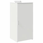 Storage cabinet 50x45x103.5 cm treated wood white