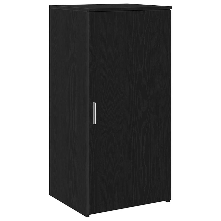 Opbergkast 50X45X103,5 Cm Bewerkt Hout Zwart 50 x 45 x 103.5 cm