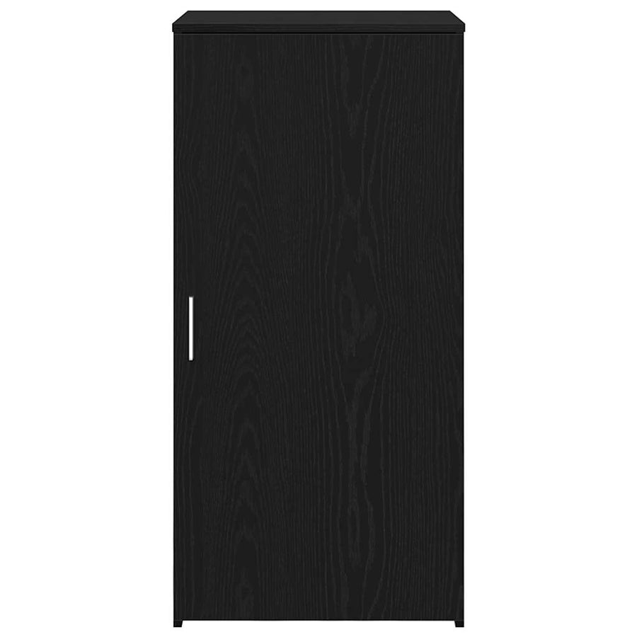 Opbergkast 50X45X103,5 Cm Bewerkt Hout Zwart 50 x 45 x 103.5 cm