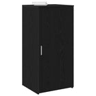 Storage Cabinet 50x45x103.5 cm Engineered Wood Black 50 x 45 x 103.5 cm