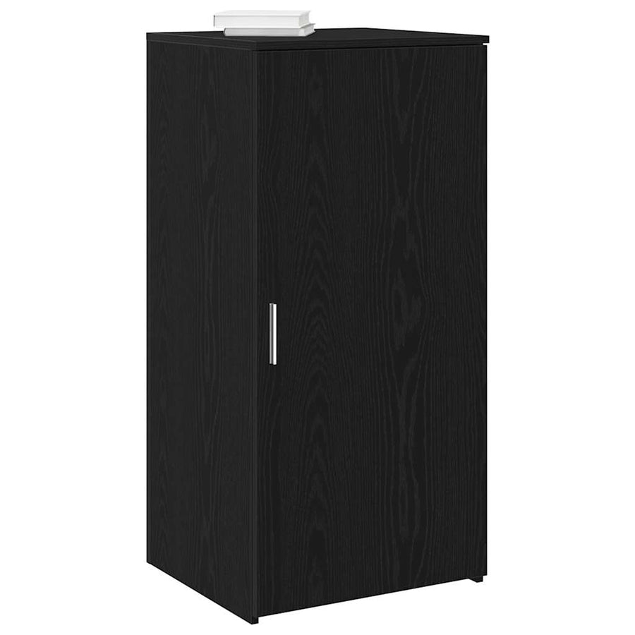 Opbergkast 50X45X103,5 Cm Bewerkt Hout Zwart 50 x 45 x 103.5 cm