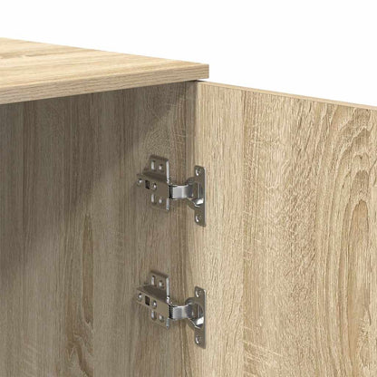 Opbergkast 50x45x103,5 cm bewerkt hout sonoma eikenkleurig