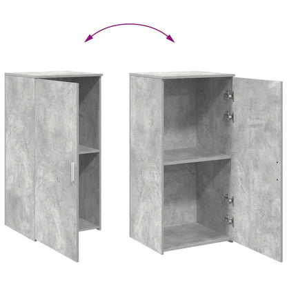 Opbergkast 50x45x103,5 cm bewerkt hout betongrijs