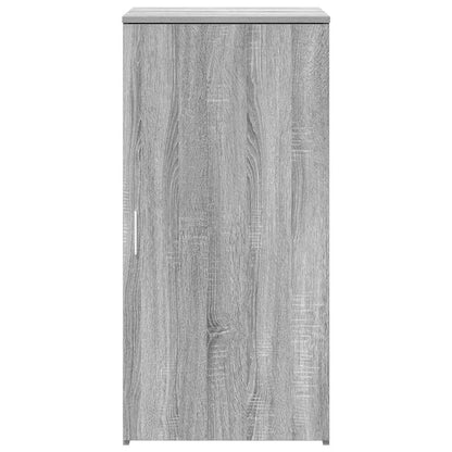 Opbergkast 50x45x103,5 cm bewerkt hout grijs sonoma eikenkleur