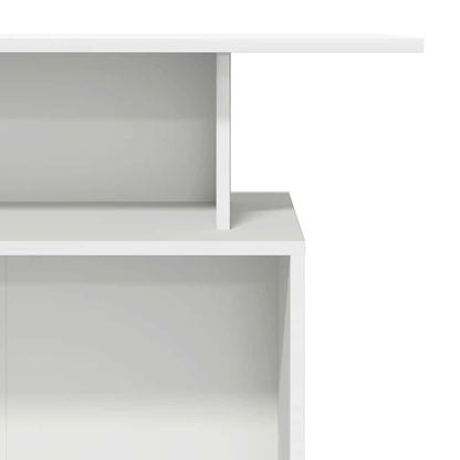 Receptiebalie 100X40X104 Cm Bewerkt Hout Wit