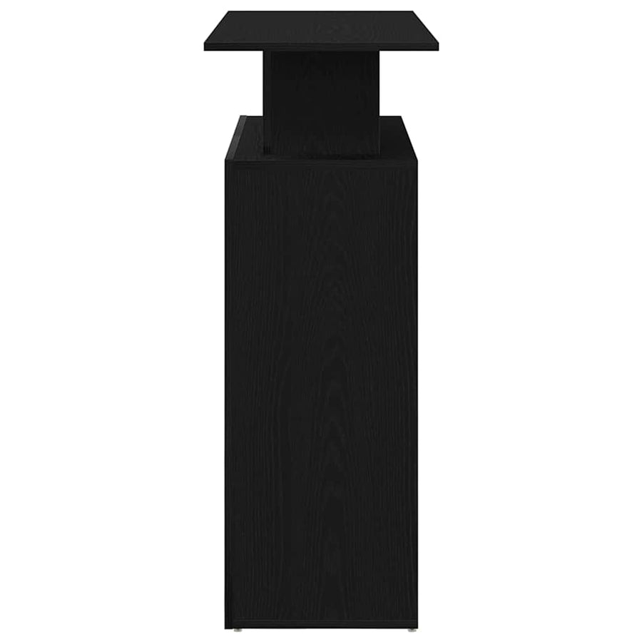 Receptiebalie 100X40X104 Cm Bewerkt Hout Zwart