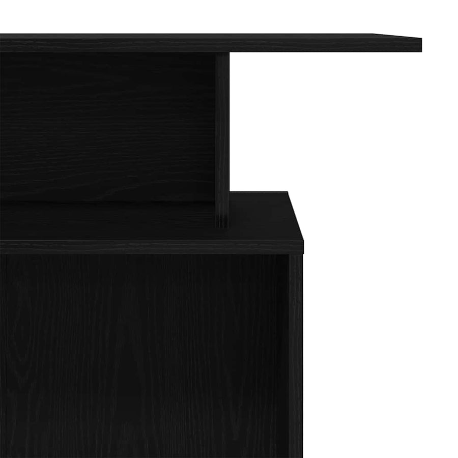 Receptiebalie 100X40X104 Cm Bewerkt Hout Zwart