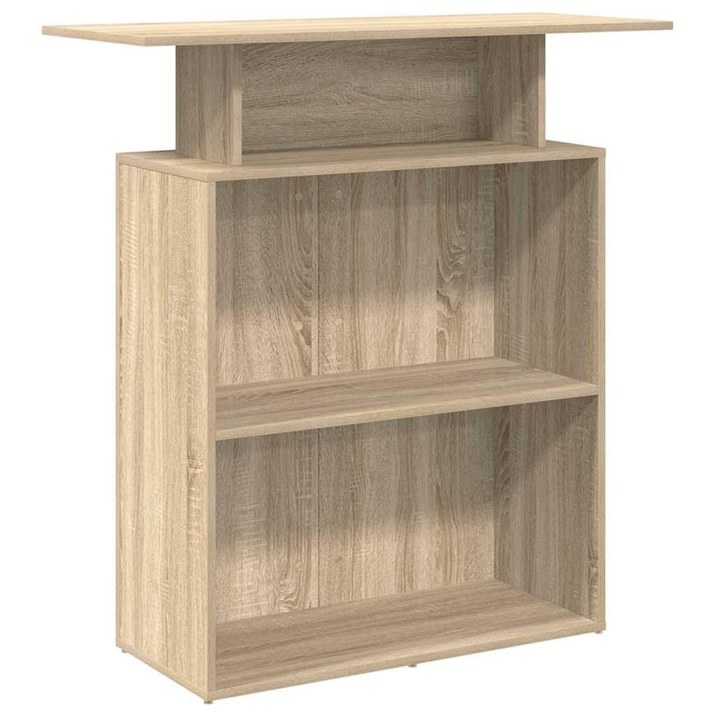Receptiebalie 100X40X104 Cm Bewerkt Hout Kleurig Sonoma eiken