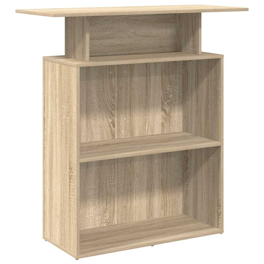 Receptiebalie 100X40X104 Cm Bewerkt Hout Kleurig Sonoma eiken