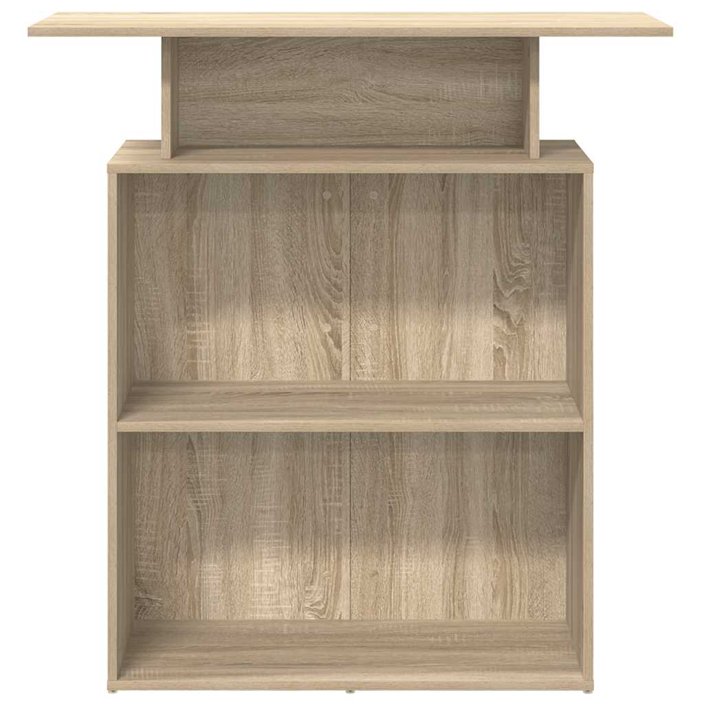 Receptiebalie 100X40X104 Cm Bewerkt Hout Kleurig Sonoma eiken