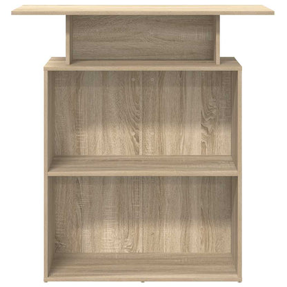 Receptiebalie 100X40X104 Cm Bewerkt Hout Kleurig Sonoma eiken
