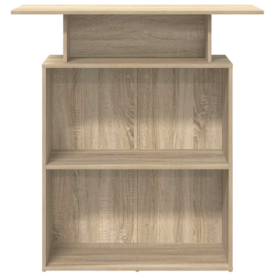 Receptiebalie 100X40X104 Cm Bewerkt Hout Kleurig Sonoma eiken