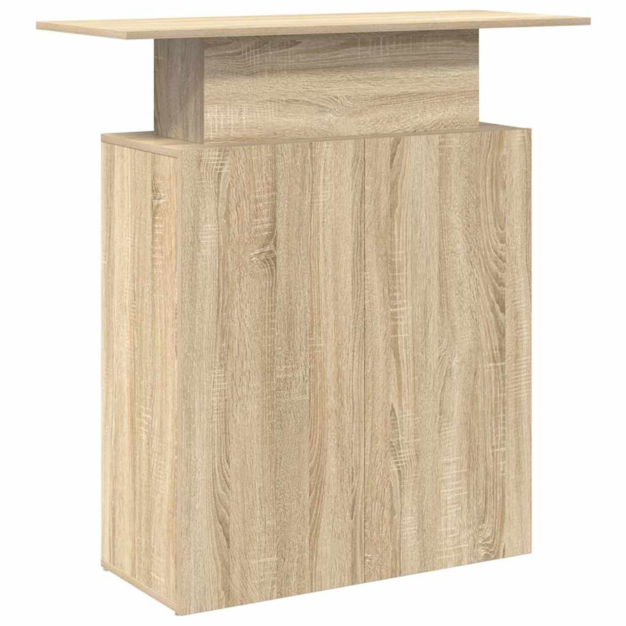 Receptiebalie 100X40X104 Cm Bewerkt Hout Kleurig Sonoma eiken