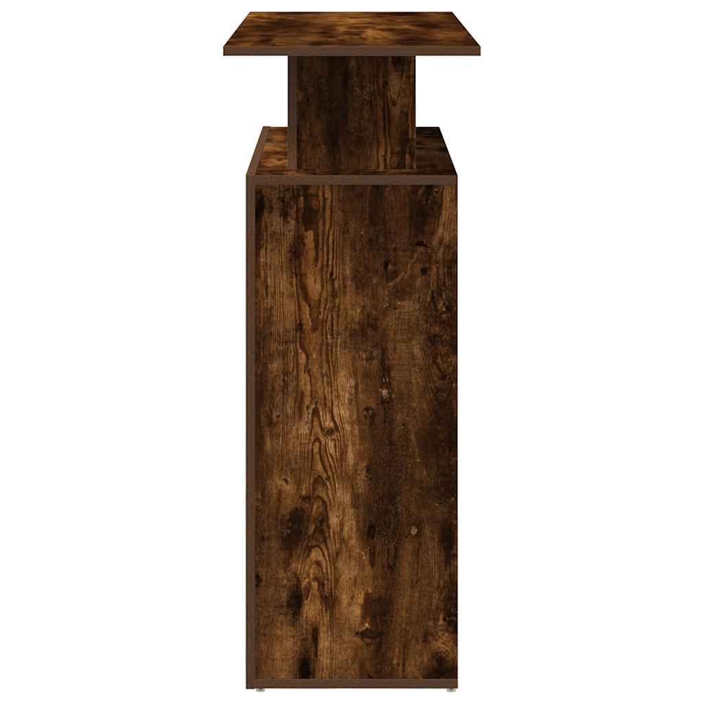 Receptiebalie 100X40X104 Cm Bewerkt Hout Kleurig Gerookt eiken