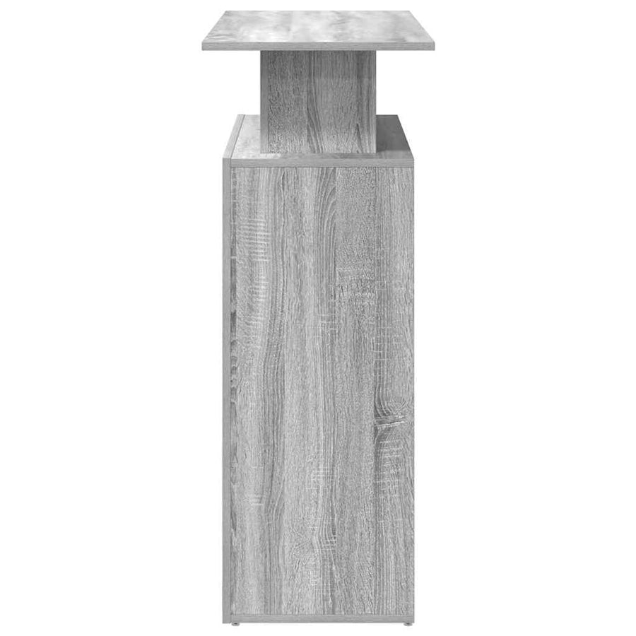 Receptiebalie 100X40X104 Cm Bewerkt Hout Eiken Grijs sonoma