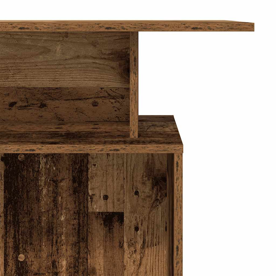 Receptiebalie 100X40X104 Cm Bewerkt Hout Kleurig Oud hout